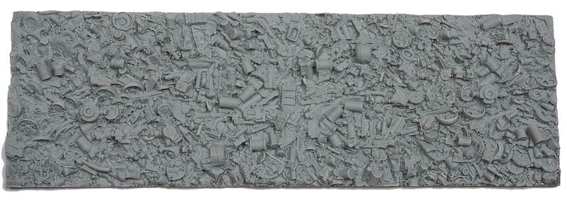 Chooch 8925 HO Scale Flexible Textured Freight Car Load Sheets - Junk 11"x3"