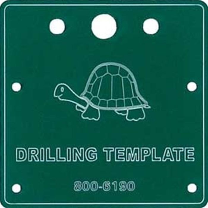 Circuitron 800-6190 Tortoise Drilling Template 