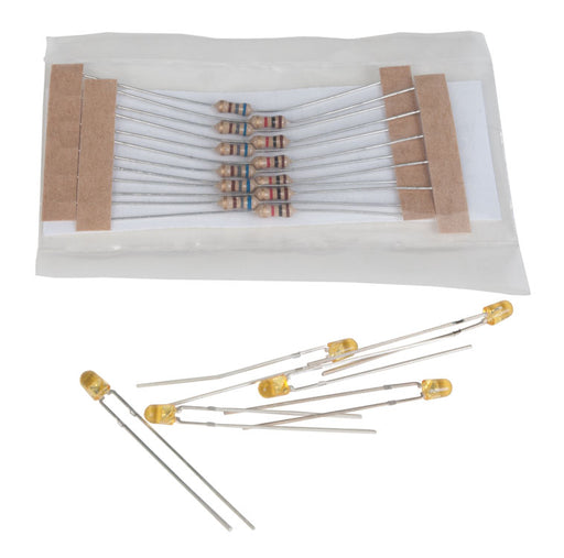 Circuitron 800-750106 7501 Hyper-Brite White LED 3.0mm Diameter 12-16V - Package of 6