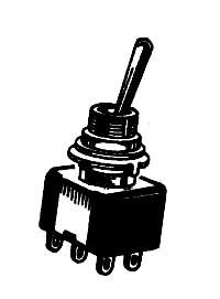 Circuitron 800-912106 Miniature Switches - DPDT On-Off-On