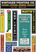 City Classics 501-15 HO Scale Large Wall Signs 