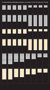 City Classics 710 HO Scale Window Blinds