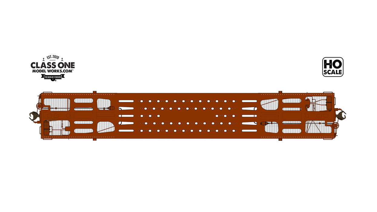 Class One Model Works HO Scale GSC Heavy Duty Flatcar Southern (Choose Options)