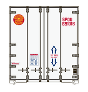 Class One Model Works HO Scale Monon 48' Container Southern Pacific SPDU Single