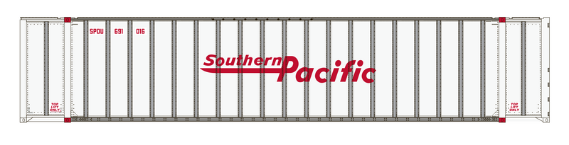 Class One Model Works HO Scale Monon 48' Container Southern Pacific SPDU Single