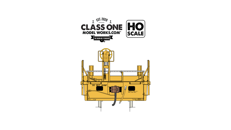 Class One Model Works HO Scale TWF10 Intermediate Paint TTX DTTX