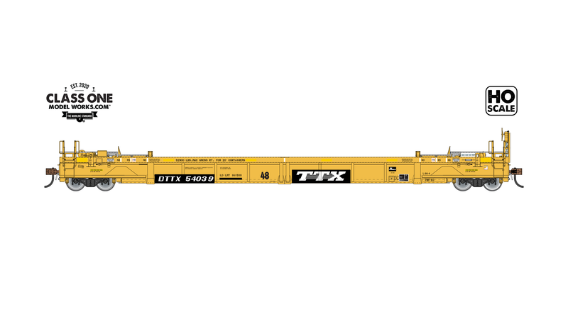 Class One Model Works HO Scale TWF10 Intermediate Paint TTX DTTX