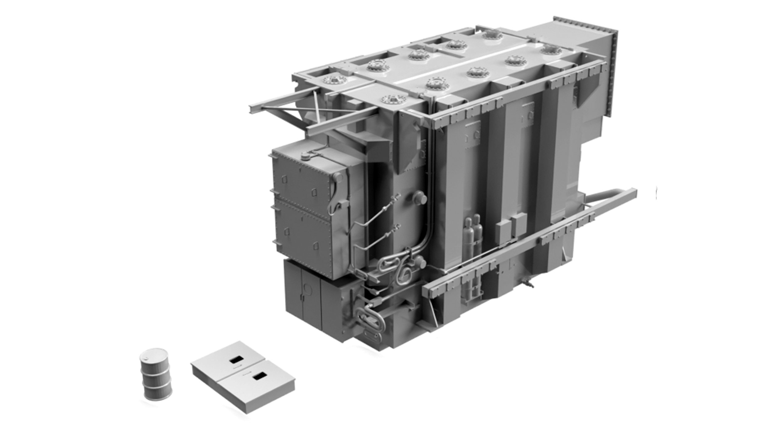 Class One Model Works ZZ03000 HO Scale Large Modern Transfomer Load fo ...