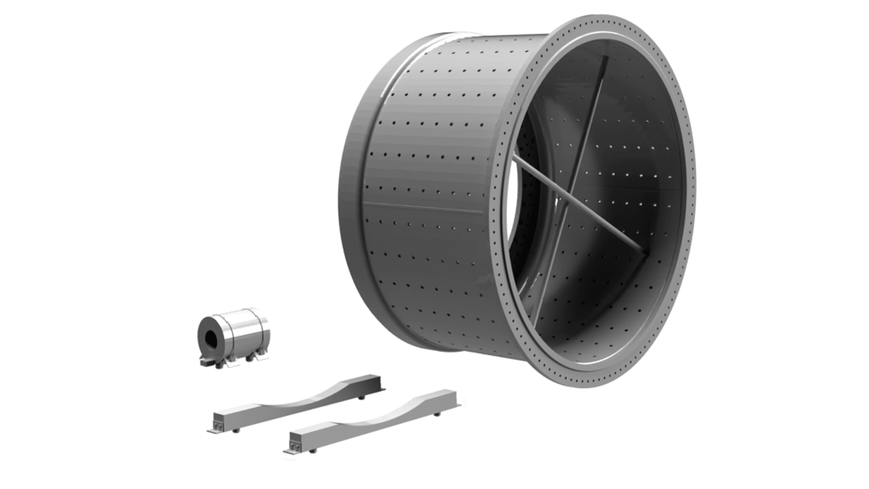 Class One Model Works ZZ03002 HO Scale Drum & Bearings Load for Heavy Duty Flatcar