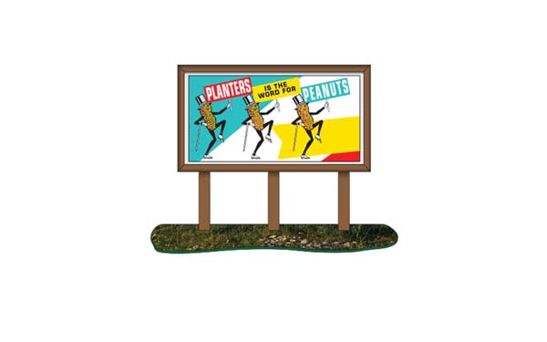 Classic Metal Works 21002 N Scale Planters Roadside Billboard