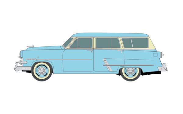 Classic Metal Works 30580 HO Scale (1:87) 1953 Ford Station Wagon Cascade Green