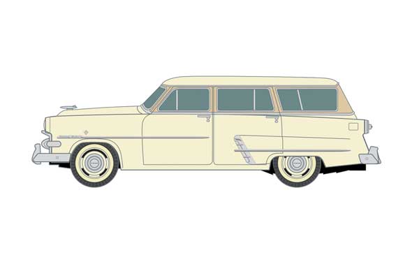 Classic Metal Works 30581 HO Scale (1:87) 1953 Ford Station Wagon Ivory