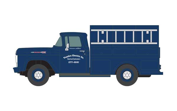 Classic Metal Works 30585 HO Scale (1:87) 1960 Ford 1960 F-250 Utility Truck Tumbro Electric Contrac