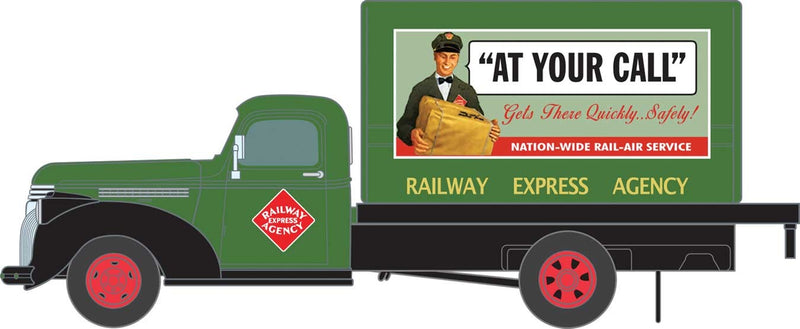 Classic Metal Works 30595 HO Scale (1:87) 1940's Chevy Box Truck REA