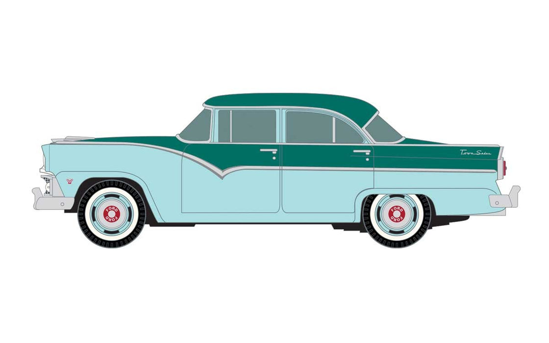 Classic Metal Works 30602 HO Scale 55' 4 Door Ford Sedan Pinetree Green 