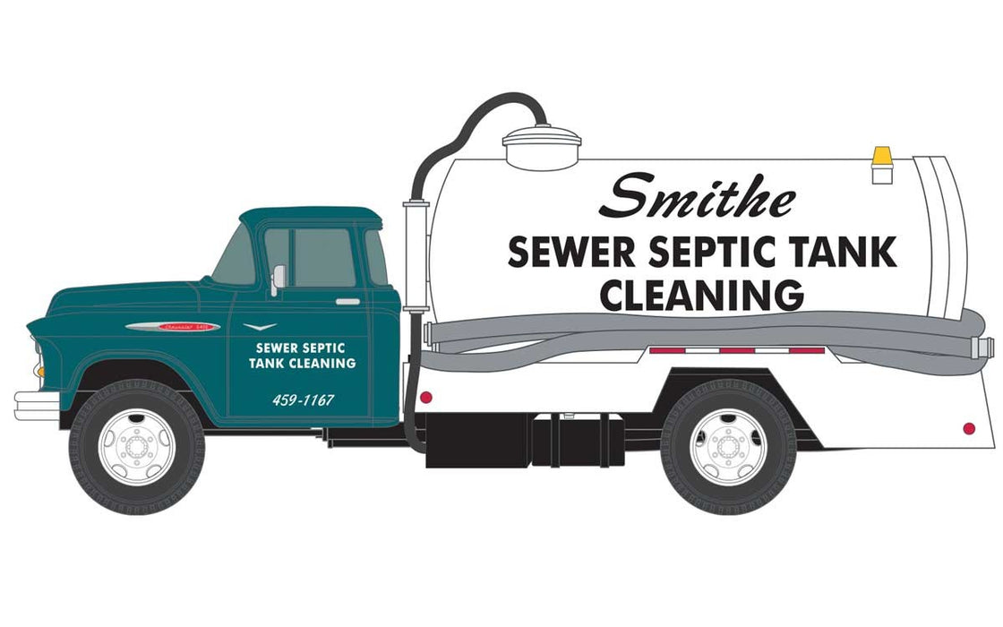 Classic Metal Works 30603 HO Scale 1957 Chevrolet Septic Tank Truck 