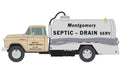 Classic Metal Works 30604 HO Scale 1957 Chevrolet Septic Tank Truck Montgomery 