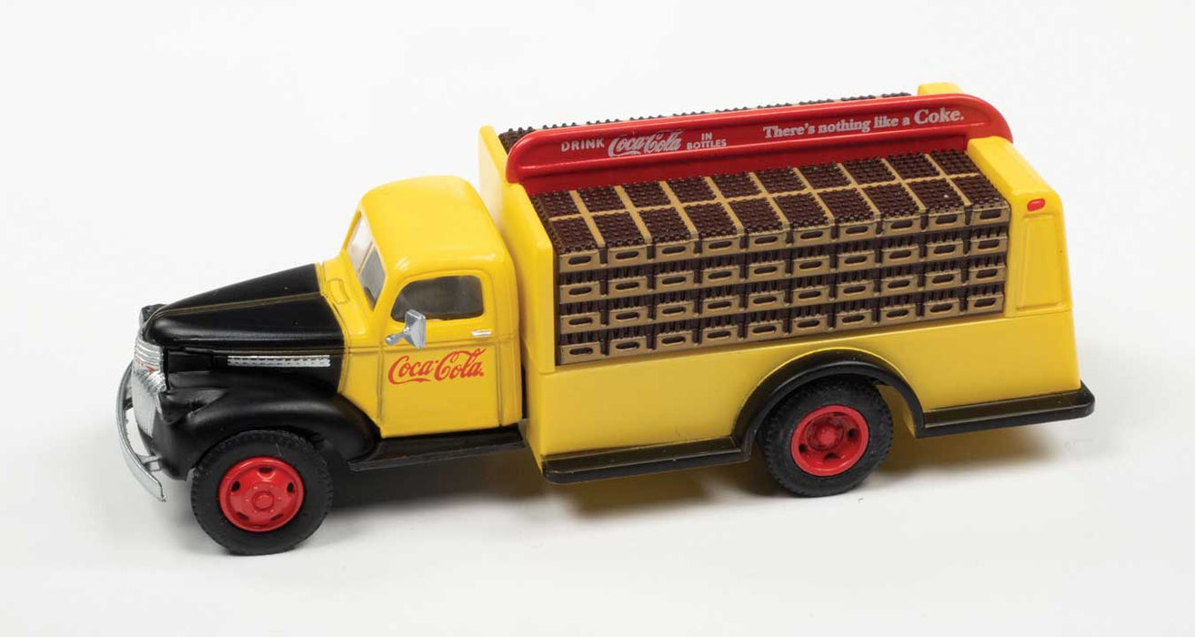 Classic Metal Works 30619 HO Scale 1940's Chevrolet Beverage Bottle Delivery Truck Coca-Cola
