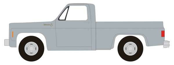 Classic Metal Works 30635 HO Scale 1979 Chevrolet Fleetside Pickup Truck Silver Poly