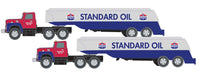 Classic Metal Works 51205 N Scale 1954 IH R-190 with Tank Trailer Standard Oil 2 Pack