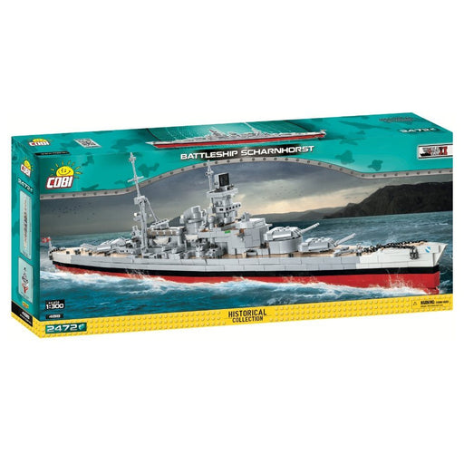 COBI 4818 1/300 WWII Battleship Scharnhorst (2472 Pieces) - NOS
