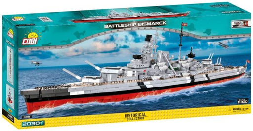 COBI 4819 1/300 WWII Battleship Bismarck (2430 Pieces) - NOS