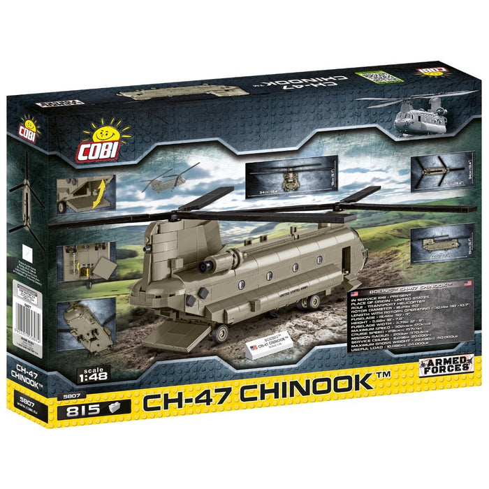 COBI 5807 1/48 CH-47 Chinook Helicopter (815 Pieces) - NOS