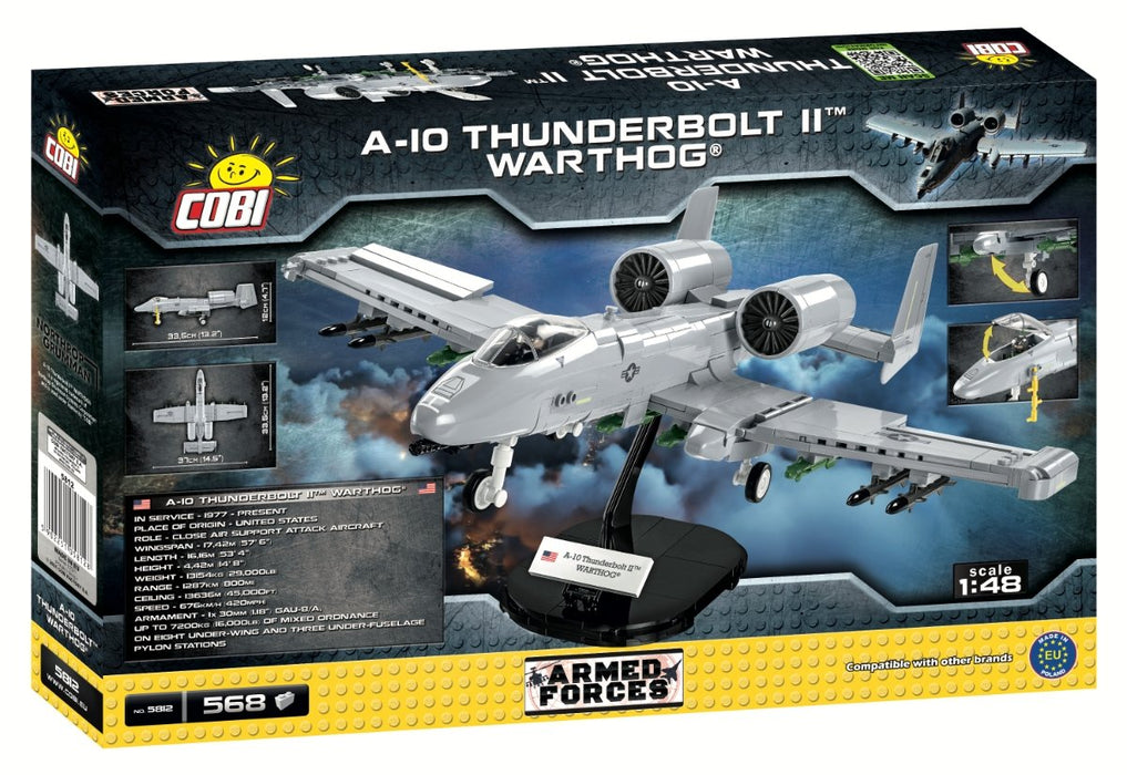COBI 5812 1/48 A-10 Thunderbolt II Warthog (568 Pieces) - NOS