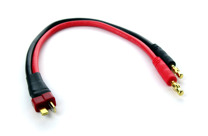 Common Sense RC BP2DEANSM Deans Charging Lead with Banana Plugs