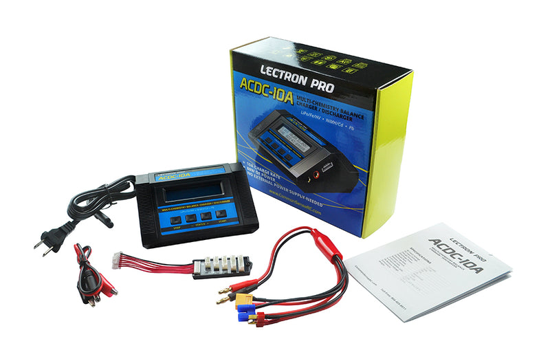Common Sense RC Lectron Pro 1S-6S 100W 10A Multi-Chemestry RC Battery Charger