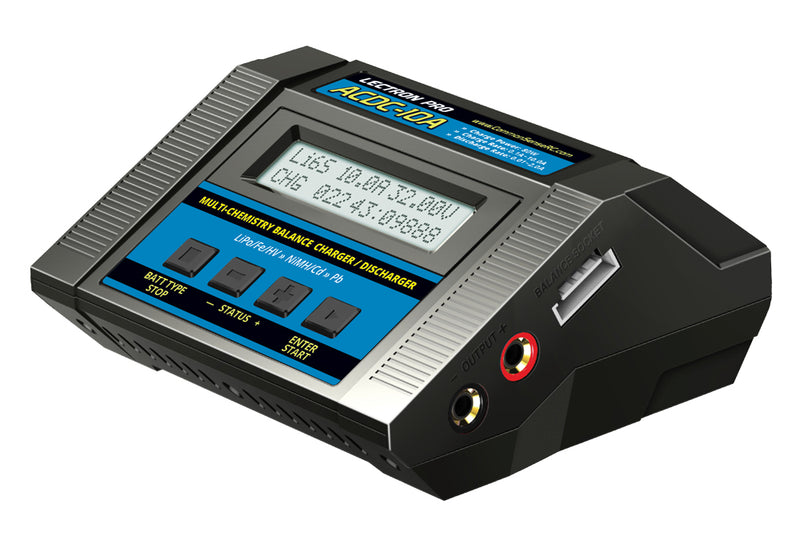 Common Sense RC Lectron Pro 1S-6S 100W 10A Multi-Chemestry RC Battery Charger