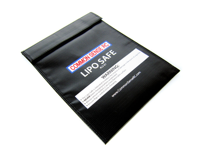 Common Sense RC LS-01 LiPo Safe Charging & Storage 9"x 2" Bag