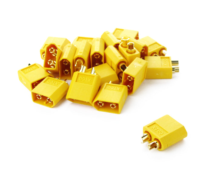 Common Sense RC XT60-25PKM XT60 Male Connectors 25 Pack