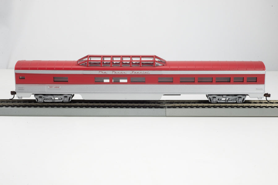 Con-Cor 01-071104 HO Scale 85' Dome Passenger Car Frisco Texas