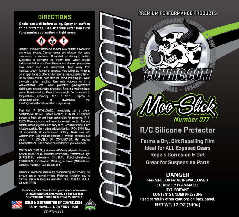 COW RC Moo-Slick Lube and Protectant Spray