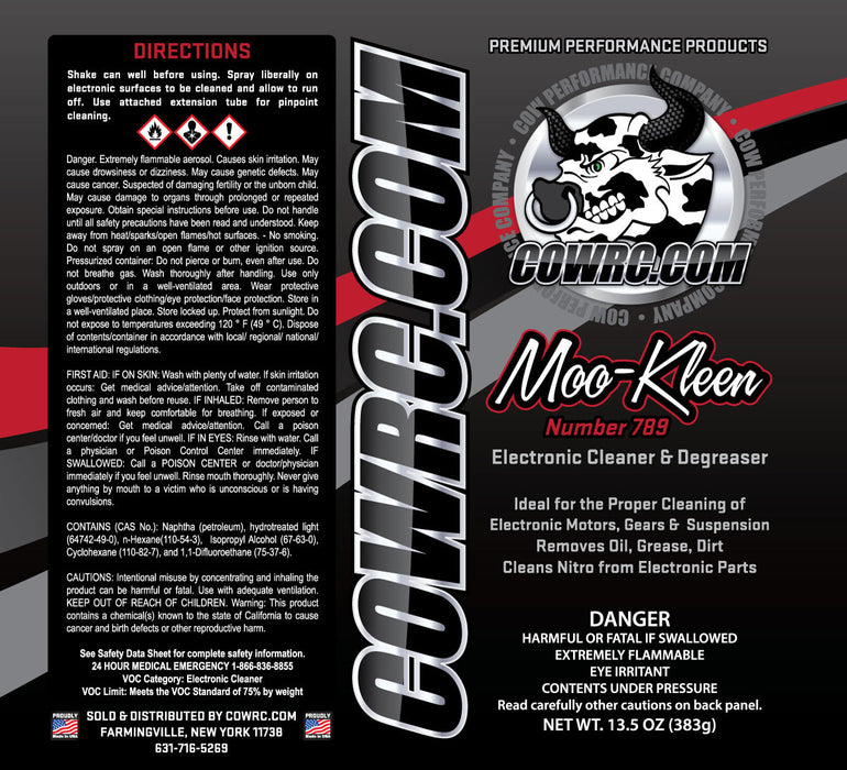 COW RC Moo-Kleen Cleaner and Degreaser Spray