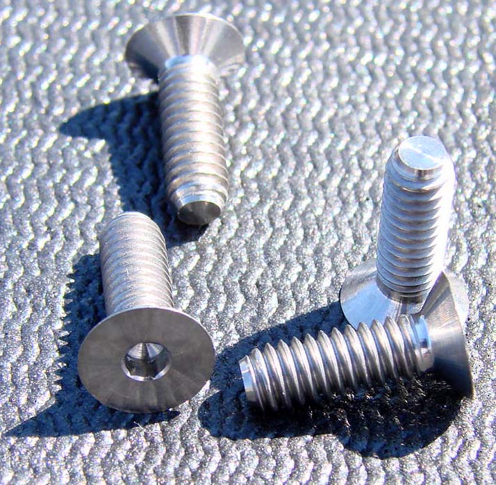 CRC 12393 Titanium 8-32 Front End Screws 4 Pack