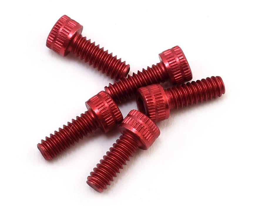 CRC 1460 Red 4-40x5/16" Aluminum Hex/Socket Head Screw 6 Pack