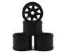 CRC 2310 Black GTR Rubber Tire Wheels 4 Pack