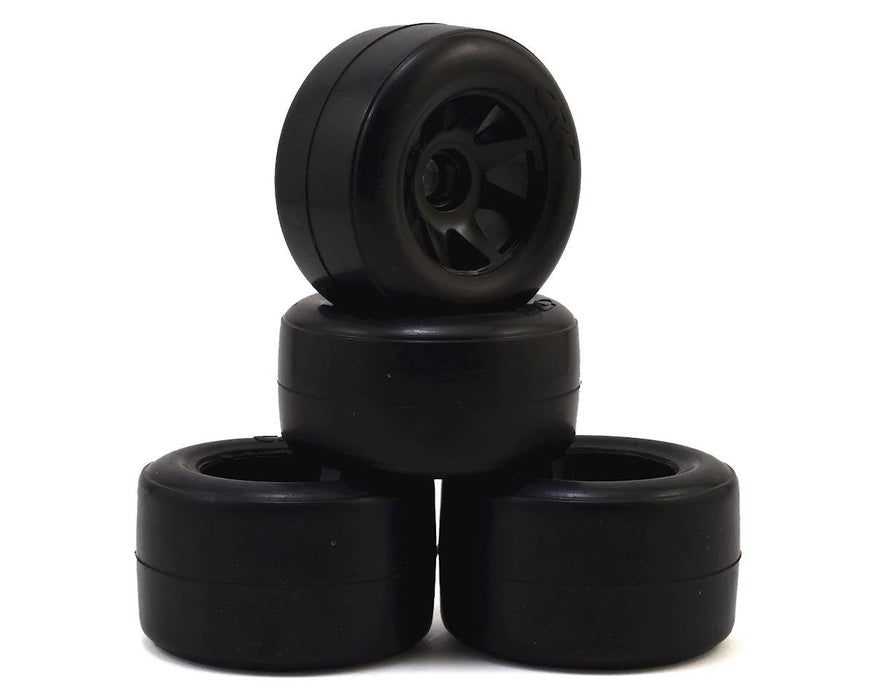 CRC 2320 Black F1 RT1 Front and Rear Pre-Mounted Tire Set