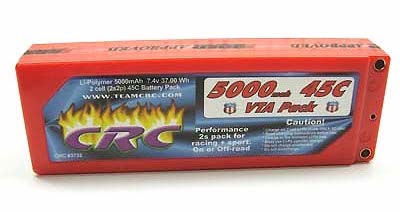 CRC 3732 VTA 2S 5000mAh 45C LiPo Battery with Bullets