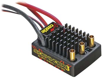 Castle Creations 010-0115-00 Sidewinder 3 Waterproof ESC for 1:10 Vehicles