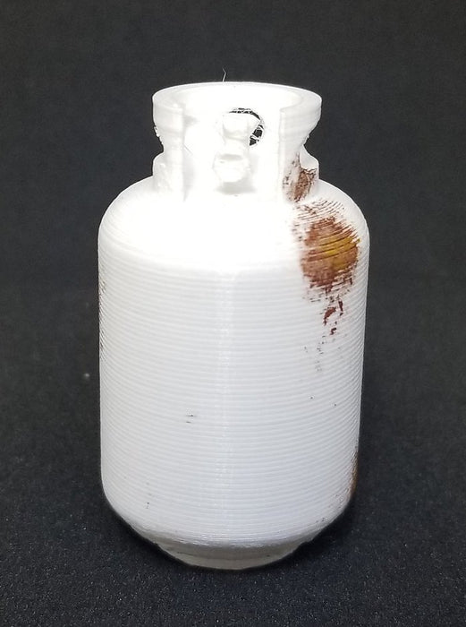 Darkside 3D Printing White Propane Tank