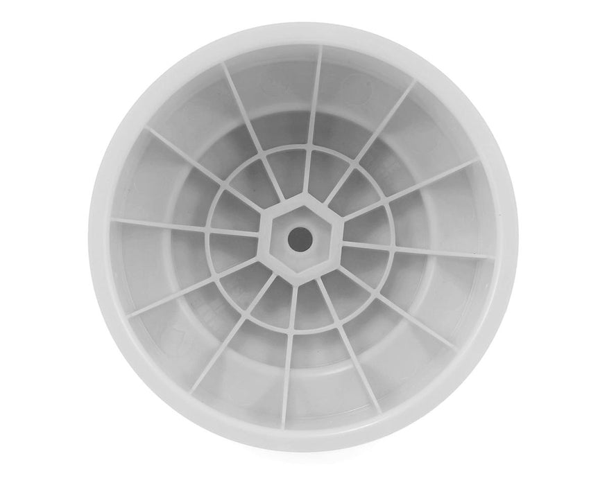 DE Racing BS4-UW White Borrego SCT Wheels for Traxxas Slash 4 Pack
