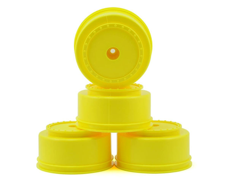 DE Racing BS4-UY Yellow Borrego SCT Wheels for Traxxas Slash 4 Pack