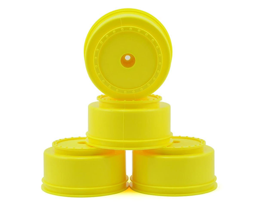 DE Racing BS4-UY Yellow Borrego SCT Wheels for Traxxas Slash 4 Pack