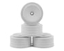 DE Racing DERPS4UW White Speedline Plus SC Wheels for 2WD Slash Rear and Slash 4x4