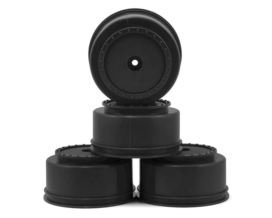 DE Racing SS4-LB Black Borrego SCT Wheels for TLR 22SCT SCT410 4 Pack