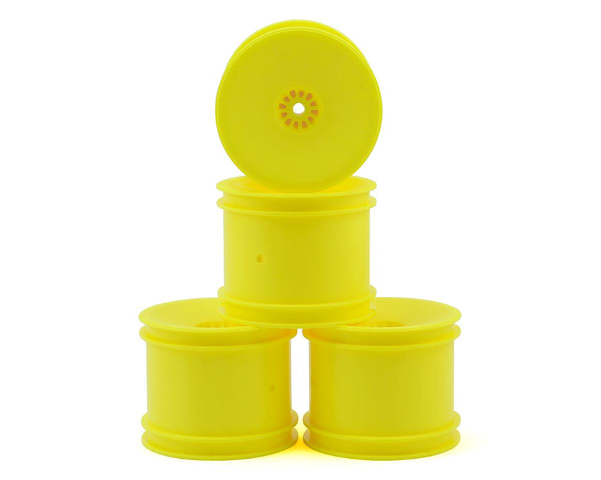 DE Racing SS4-LY Yellow 4 pack 2.2" Speedline ST Wheels for TLR 22T Stadium Truck