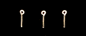 Detail Associates SY-2206 HO Scale Wire Formed Eye Bolts 12 Pack